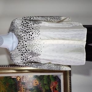 Personal Silky Polyester Jaquard Blouse